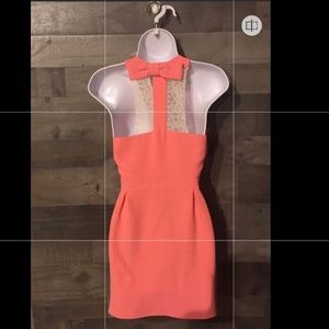 Coral Sandro dress